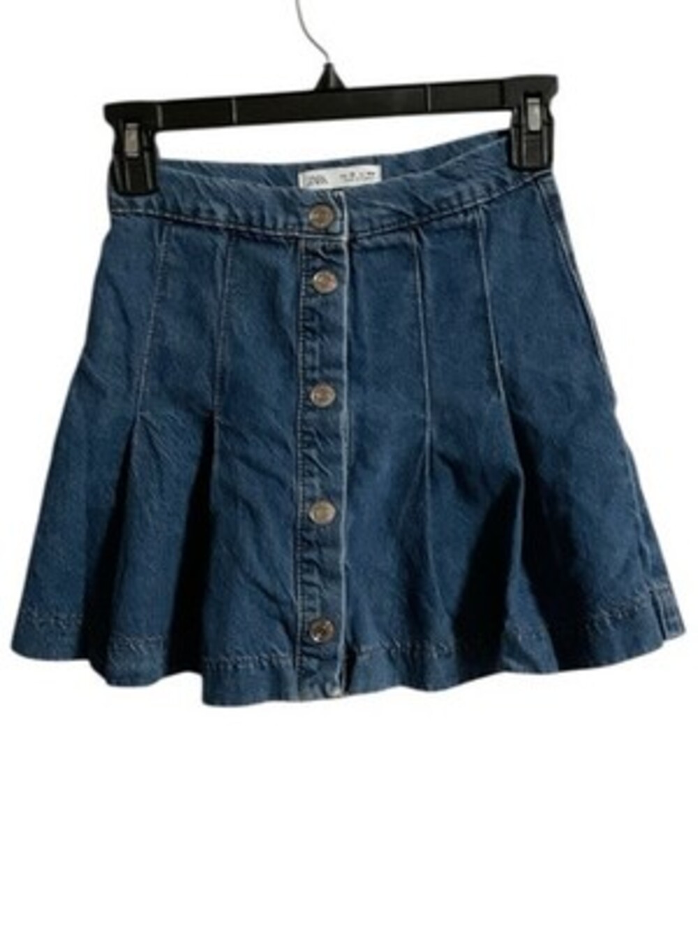 ZARA Girl's Denim Blue Jean Skirt  Sz 10